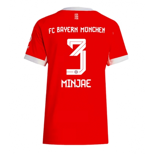 Billige Fotballdrakt Bayern Munich Kim Min-jae #3 Replika Hjemmedrakt Dame 2025-26 Kortermet Billige Fotballdrakt Bayern Munich Kim Min-jae #3 Replika Hjemmedrakt Dame 2025-26 Kortermet
